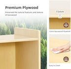 OOOK 9-Cube Storage Organizer, Wooden Storage Cabinet Display Shelf Large - Image 6