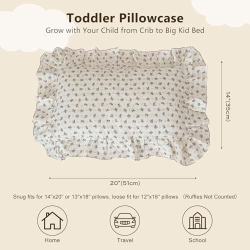 BuLuTu Muslin Toddler Pillowcase - Image 2