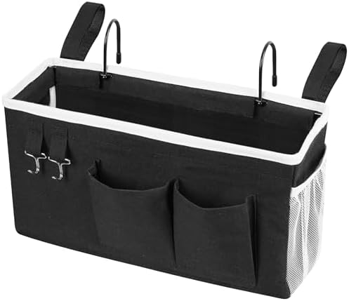 Bedside Caddy, Bedside Storage Bag Hanging Organizer by Loghot