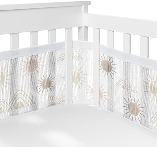 Sweet Jojo Designs + BreathableBaby 2-Piece Breathable Mesh Crib Liner Set by SweetJojoDesigns