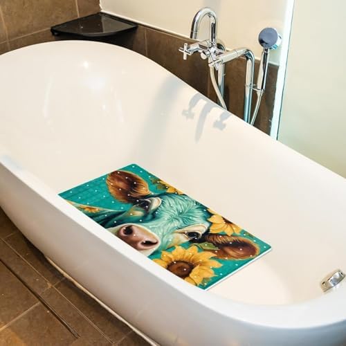 Shower Mat Bathtub Mat, 26.8x15.1 inch, Non-Slip Bath Mat - Image 5