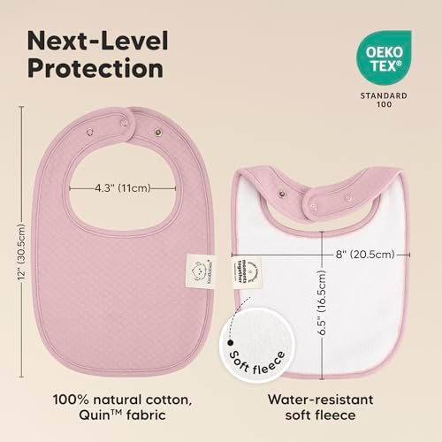 KeaBabies 8-Pack Baby Bibs for Drooling and Teething - Image 3