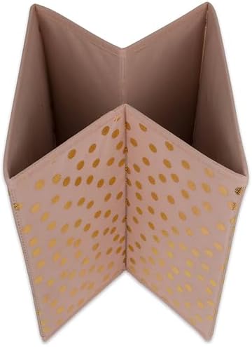 DII Woven Polyester Storage Bin, Polka Dot, Small Set of 4 - Image 2