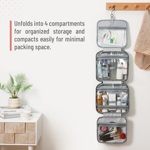 Travel Toiletry Bag Organizers, Baby Pink - Image 7