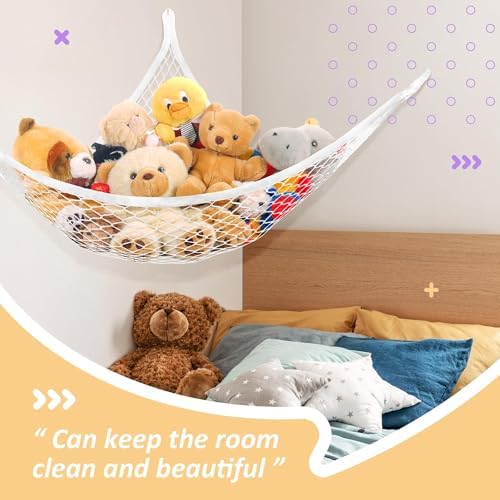 Lazebox Stuffed Animal Net Hammock - Image 2