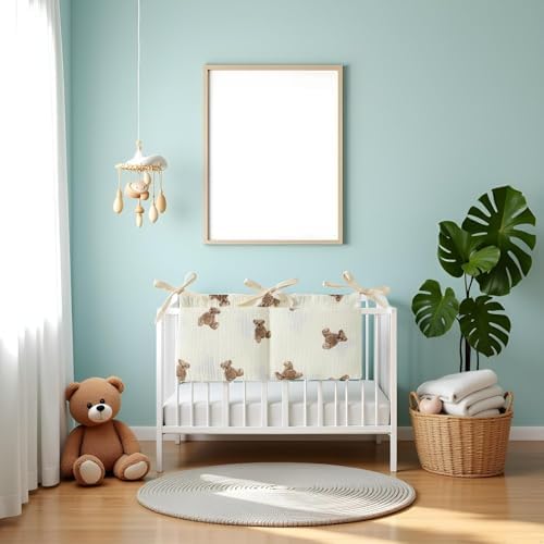 White Bedside Hanging Bags Milk Bottle Bib-Storage Crib Organizer Baby - Image 3