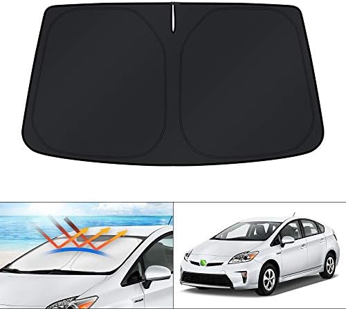 KUST Windshield Sun Shade for 2010-2013 2014 2015 Toyota Prius Hatchback Custom by KUST