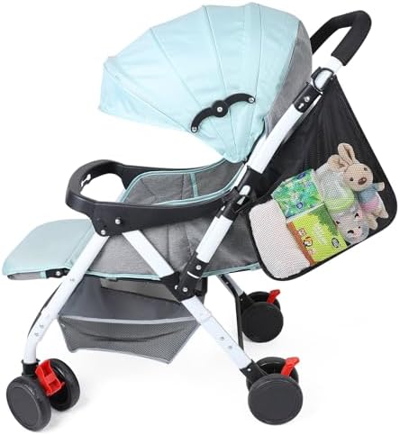 Accmor Universal Stroller Organizer, Side Sling Stroller Organizer, Mesh Cargo - Image 4