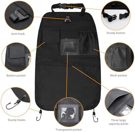 Back Seat Car Organizer with Car Storage Bags, Universal Car Organizers and - Image 3