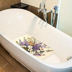 Shower Mat Non Slip 26.8 x 15.1 Inches, Wildflowers Bathtub Mat Shower Stall - Image 5