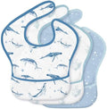 3 Pack Waterproof Baby Bibs for Eating, Mess Proof Feeding Bib by CivaruaKids