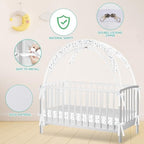 Crib Tent - Crib Net to Keep Baby in, Stop Baby from Climbing Out of Crib - Image 3