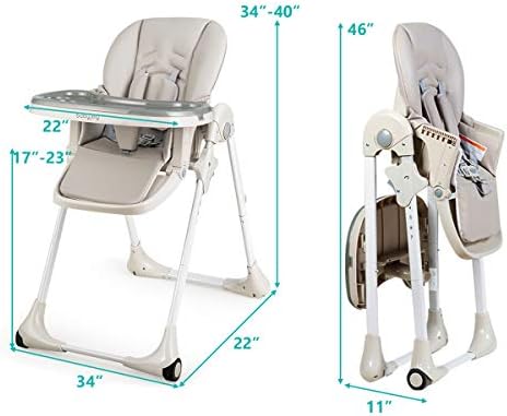 BABY JOY Convertible High Chair - Image 7
