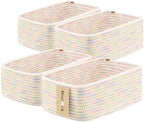 MiniArk Small Storage Baskets for Organizing | Closet Organizer Bins | Shelf by MiniArkStorageBasketsHome