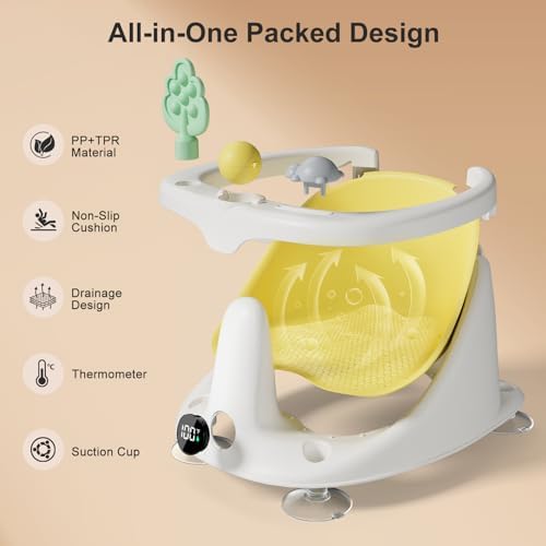 Baby Bath Seat, Bath Seats for Babies Sitting Up - Image 6