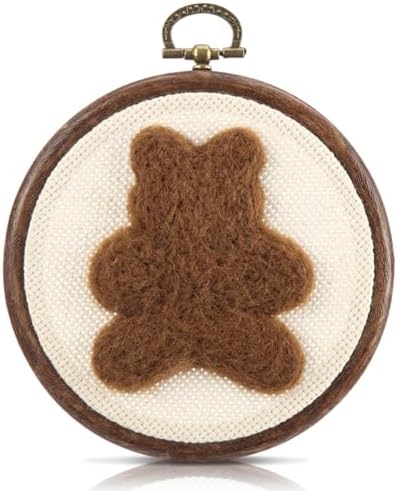 Chunful Felted Bear Nursery Wall Decor Cute Wall Art by Chunful