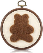 Chunful Felted Bear Nursery Wall Decor Cute Wall Art by Chunful