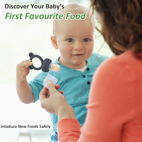 JEXFUN Silicone Baby Food Feeders + Freezer Tray - Image 6