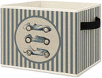 Race Car Boy Nursery Foldable Storage Bins Box by Unknown