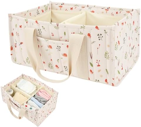 Baby Diaper Caddy Organizer, Baby Nappy Caddy Organizer by ZJMCAJY