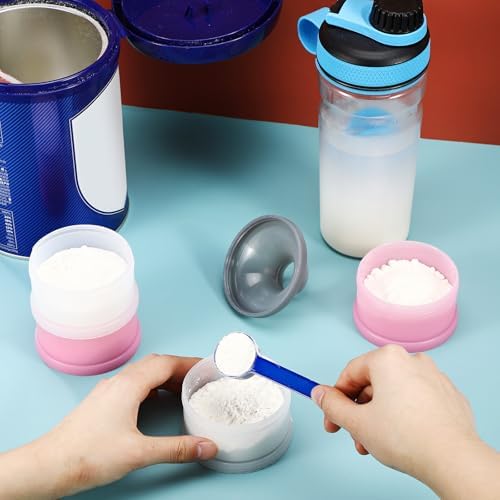 Baderke 2 Pcs Protein Powder Travel Container - Image 5