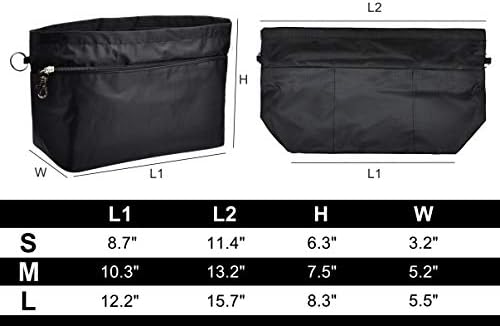 Vercord Handbag Purse Tote Pocketbook Organizer Insert Zipper Closure 11 - Image 2