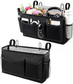 Fab totes Bedside Caddy for Dorm Bed, Bedside Storage Bag Hanging Organizer by Fabtotes