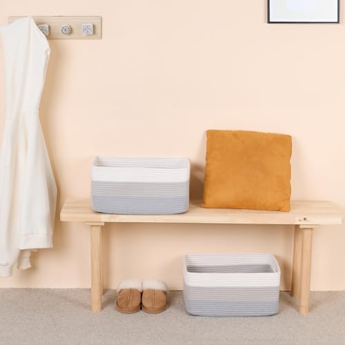 MiniArk Large Storage Baskets for Organizing, Baby Nursery, Toy Bins Box - Image 6