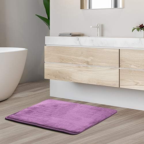 Clara Clark Bathroom Rugs, Velvet Memory Foam Bath Mat, Machine Washable Bath - Image 2
