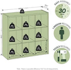 Furinno Cubicle Open Back Decorative Cube Storage Organizer - Image 3