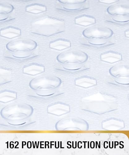 HITSLAM Shower Mat Non Slip, Square Bath Tub Mat - Image 6