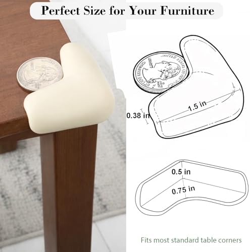 Corner Protector for Baby, 8 Pack EVA Foam Baby Proofing Corner Guards - Image 6