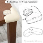 Corner Protector for Baby, 8 Pack EVA Foam Baby Proofing Corner Guards - Image 6