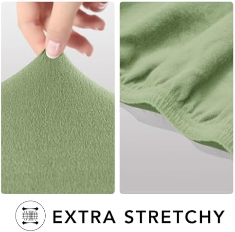 PureFit Stretch Loveseat Covers Fleece Couch Covers - Image 3