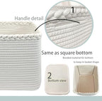 COMFY-HOMI Cotton Rope Woven Basket - Image 5