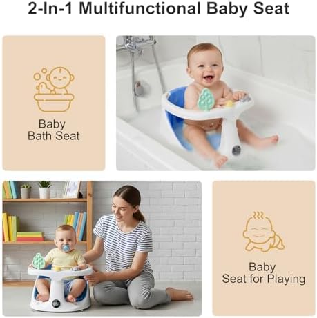 Baby Bath Seat, Bath Seats for Babies Sitting Up - Image 3