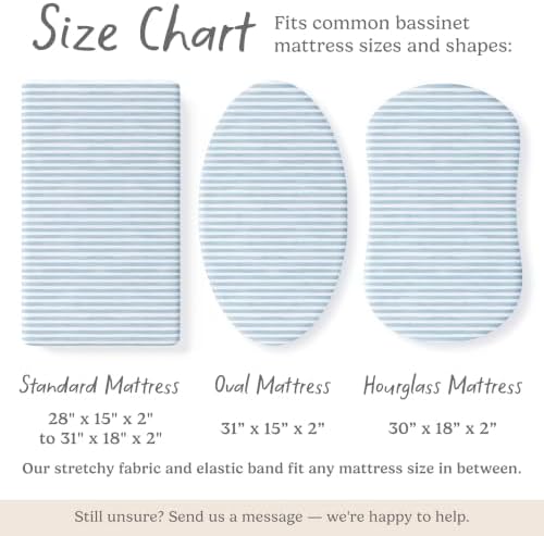 Sorrel + Fern Baby Bassinet Sheets 2-Pack - Image 5