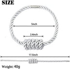 BEL AVENIR Magnetic Curtain Tiebacks 4 Pack Hand-Woven Curtain Ties - Image 2