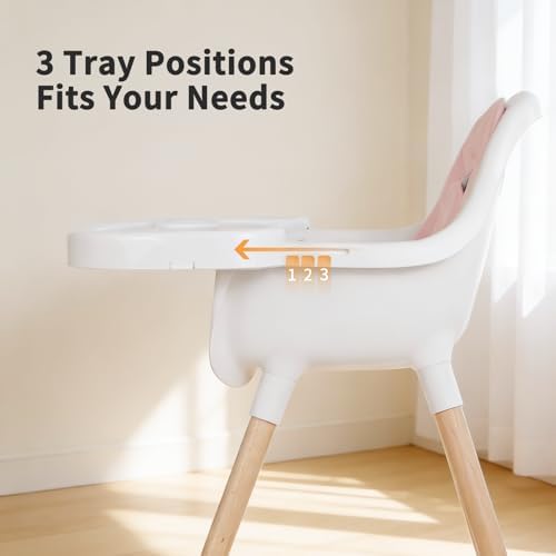 Babilous Wooden Baby High Chair - Image 4