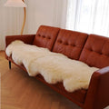 Genuine Real NZ Sheepskin Area Rug Fluffy Lambskin Fur Cream 2' x 6'3"ft by Unknown