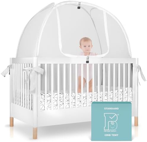 Crib Tent to Keep Baby from Climbing Out – Breathable Pop-Up Crib Net to Keep by ProBabySafety