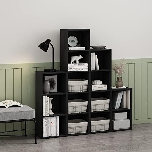 Furinno PASIR Book Shelf, 4-Tier Modern Bookshelf, Open Shelves Bookcase 9 x 12 - Image 2