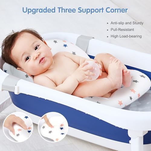 Colorlife Baby Bath Seat Support Net Infant Bathing Seat Support Mat, - Image 2