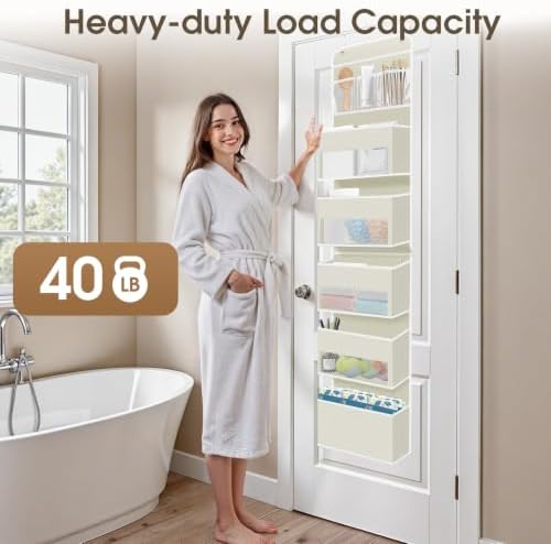 1Pack Over The Door Organizer Large Capacity Hanging Storage Room Organizer - Image 5