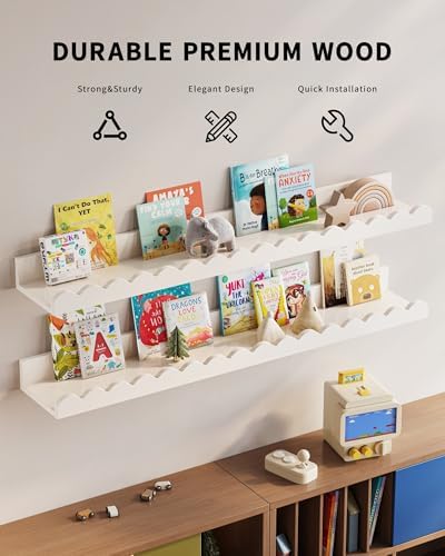 G&W Gruwald Nursery Book Shelves, Nursery Decor - Image 5
