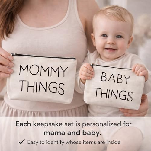 Mom & Baby Pouch Set, Diaper Bag Organizer Insert - Image 5