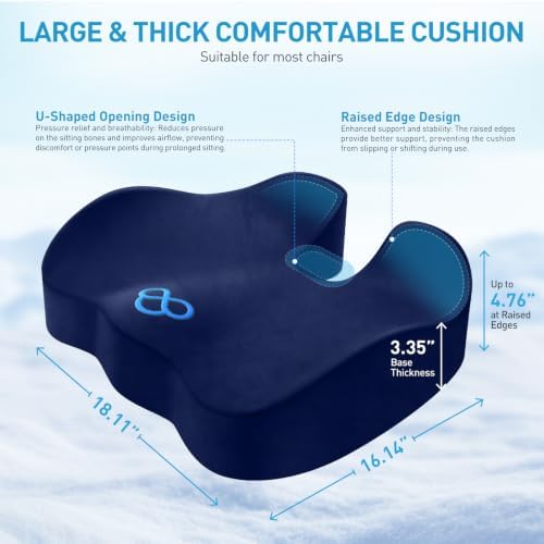 BlissTrends Memory Foam Seat Cushion - Image 2