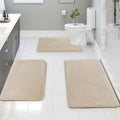 Clara Clark Bathroom Rugs, Velvet Memory Foam Bath Mat, Non-Slip Bath Rugs by ClaraClark