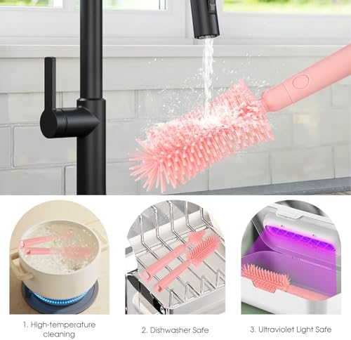 Travel Bottle Washing Kit with Storage Case, 7-in-1 Baby Travel Bottle Cleaner - Image 6