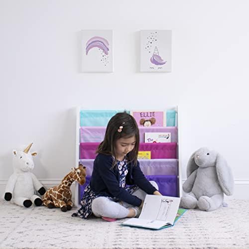 Humble Crew Kids Bookshelf, Montessori Front Facing Toddler Bookcase 4 Tier - Image 5